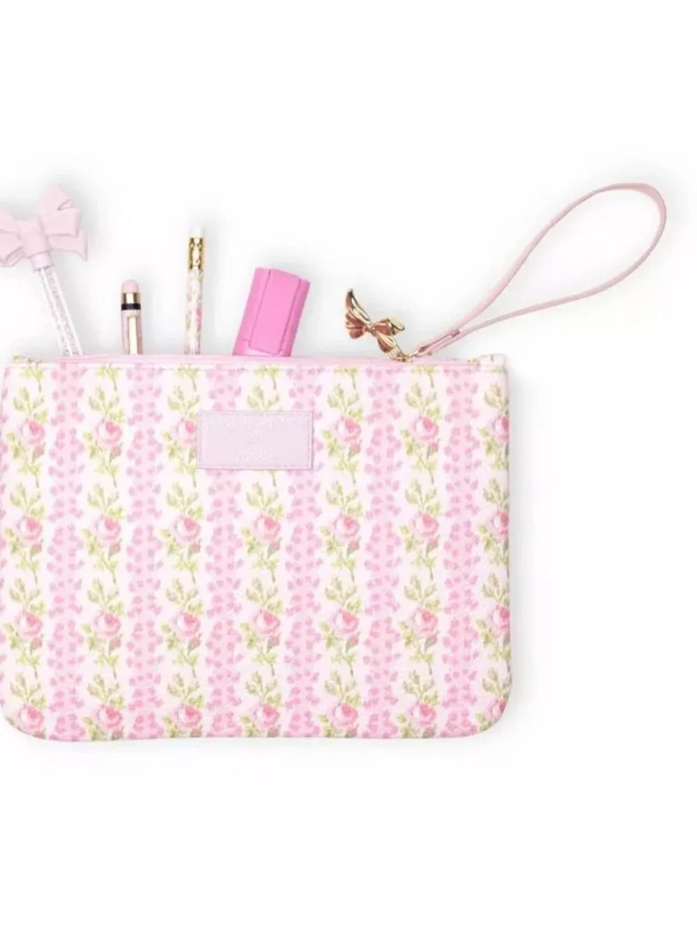 LoveShackFancy x Target - Blooming Heirloom Flat Zip Pencil Case with Strap